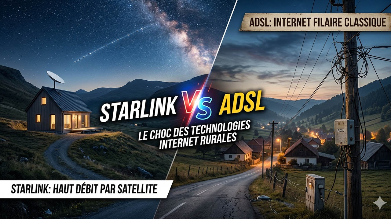 Starlink vs ADSL : Le match à sens unique